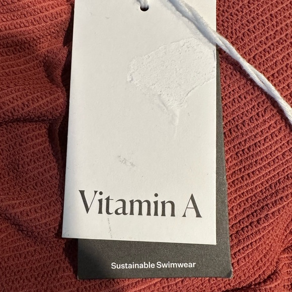 Vitamin A - Rust Ribbed One-Piece - Picture 8 of 10